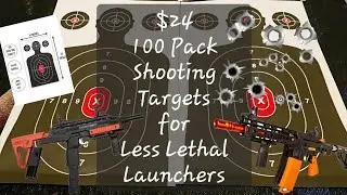 $24 (100) Pack Practice Targets for Less Lethal Launchers & #Airsoft Markers STURDY 💪🏾