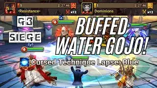 G3 SIEGE : &bull;Resistance&bull; / Dominions - BUFFED Water Gojo is Much COOLER Now! - Summoners War