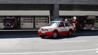 Berufsfeuerwehr Innsbruck: Einsatzfahrten ELF, TLF-A 3000-500, DLK 37 & TLF-A 2000
