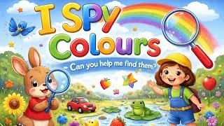 I Spy Colous | Learn all About the Colours of the rainbow 🌈💜 