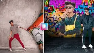 picsart own wall photo editing background | new photo editing 2021 | creative dual photo editing |