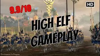 High Elf Battle Gameplay - Total War: Warhammer 2 information