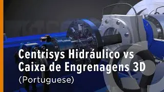 Centrisys Hidr&aacute;ulico vs Caixa de Engrenagens 3D (Portuguese)