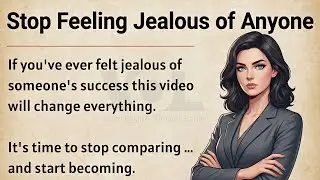 How to Stop Feeling Jealous of Anyone || Graded Reader || Improve Your English Fluency