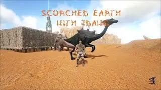 TAMING A GALLIMIMUS! Ark Survival Evolved - Scorched Earth #3