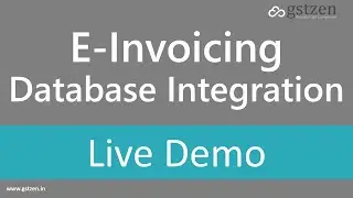 E Invoicing with Database Integration   GSTZen