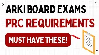What are the PRC Requirements for the Architect Licensure Exam?