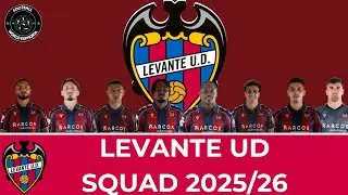 Levante UD Squad 2025/26 | Players, Market Values & Salaries | Football&nbsp;World&nbsp;Euphoria