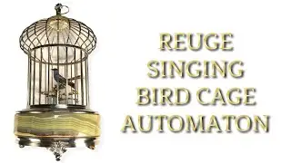 Vintage Reuge Singing Bird Cage Automaton