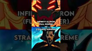 infinity Ultron vs supreme strange (Marvel what if..)#marvel