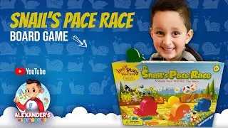 Snail's Pace Race Kids Board Game - How to Play and Pretend Play