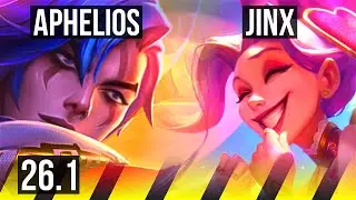 APHELIOS & Thresh vs JINX & Morgana (ADC) | KR Master | 26.1