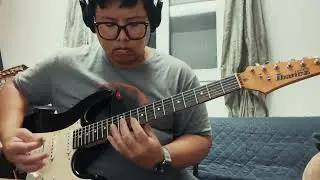 Man in the mirror - Dann Huff guitar parts cover