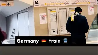 New#vlog#germany #travel #train Germeny #full videos dhak na 😱😱