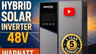 Best Hybrid #solarpower inverter reviews #servotech  #utl