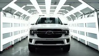 Белый Ford Everest получил максимальную защиту лакокрасочного покрытия | RMA PPF Dubai