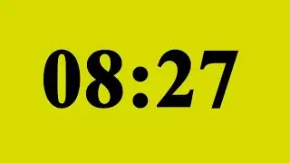 8 Minute 27 Second Timer &ndash; No Music | Silent Countdown ⏱️