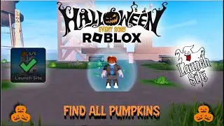 [🎃EVENT] Semua Lokasi Pumpkin di Launch Site | Disaster Island Survival🏝️ Halloween 2025 Roblox 🎃