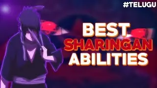Best Sharingan Abilities Explained In Telugu Naruto #Anime.Hokage#