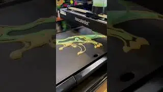 Food magic! Watch a dinosaur come to life with this 3d printing pancake robot! #shorts