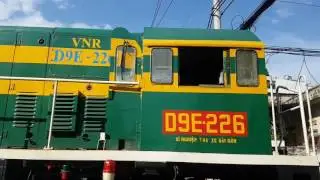 Reversing Train to Factory locomotive D9E-226 (2017)