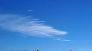 Time lapse of cirrocumulus+cirrostratus undulatus over Albuquerque