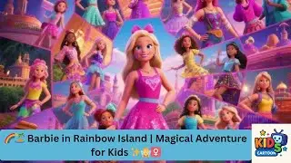 🌈🏝️ Barbie in Rainbow Island | Magical Adventure for Kids ✨🧚&zwj;♀️