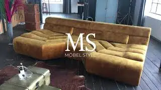 KAWOLA | Big Sofa TARA Wohnlandschaft Velvet
