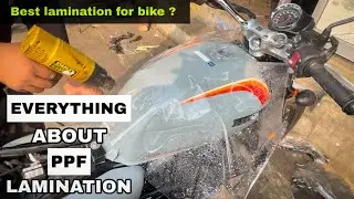 Honda cb 350 hness | paint protection film || best lamination for bike ?