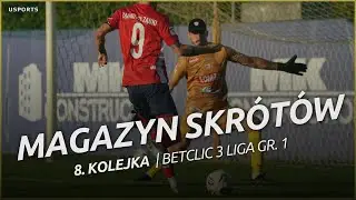 MASA PIĘKNYCH GOLI, HIT DLA ZĄBKOVII I REWELACYJNA WARTA! | Skróty 8. kolejki - Betclic 3 liga gr.1
