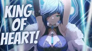 [Nightcore] - King of Hearts (Lyrics) | Jim Yosef ft. Scarlett | Spedup