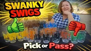 Do you know what a SWANKY SWIG glass is? These VINTAGE JUICE GLASSES ARE FROM THE 1950's! By KRAFT!