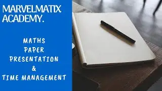 9th Maths #Paper Presentation - #Time Management for Exams