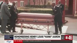 Family, friends and dignitaries gather to remember baseball legend Hank Aaron