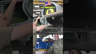 Skilled US Airmen Replace the Wings of an A-10 Thunderbolt II During Intense Maintenance Support