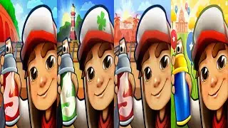 Subway Surfers : Classic 2025 🆚 Hollywood 2025 🆚 Easter ireland 2025 🆚 Subway city 2025