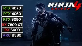 Ninja Gaiden 4 | RX 7800 XT, RX 6600, RTX 4070, RTX 4060, RTX 3050, ARC B580 #PCGamePassPartner