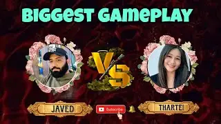 Biggest Gameplay 🔥 Javed Vs Thartei 🥰 Carrom Pool 😍 Javed Mantari Gaming 