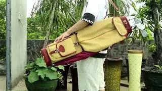 TOURBON Canvas Golf Club Bag