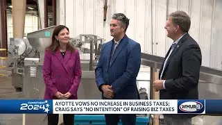 Ayotte vows no increase in business taxes; Craig says she has no intention of raising taxes