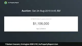 7 Batten Crescent, Ermington NSW 2115 | AuPropertyReport.Com