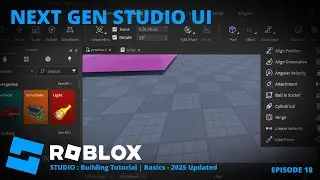 Roblox Studio - Building Tutorial |  Basics - Next Gen UI (UPDATED)