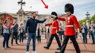 Tourist Gets a Surprise High-Five From the King&rsquo;s Guard!