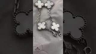 #jewelry #Van Cleef & Arpels  Four-leaf clover five-flower bracelet finished product sharing