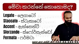 Music Articulation Markings You MUST Know | Sinhala
