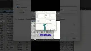 Highlight the active row within your worksheet #ytshorts #exceltips #shortvideo