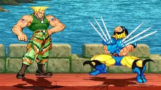 Guile Vs. Wolverine - Unadulterated Rage