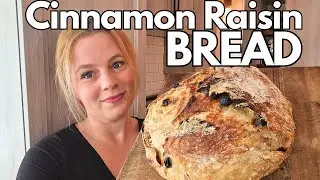 The PERFECT Overnight Cinnamon Raisin Country Bread | No-Knead Dutch Oven Loaf