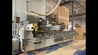 1995 Morbidelli Author 504 Industrial Pot And Rail CNC 4'x10' Max Sheet Capacity