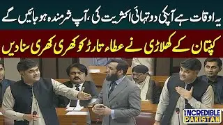 PTI Leader Usama Ahmed vs Atta Tarar | PTI VS PMLN | Heated Debate in Assembly | iNCREDIBLE PAKISTAN
